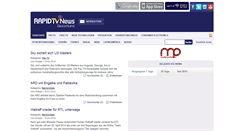 Desktop Screenshot of de.rapidtvnews.com